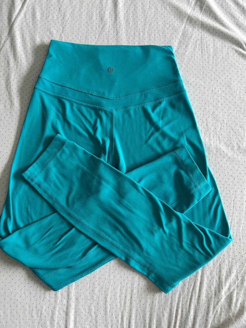 Turquoise High-Rise Leggings